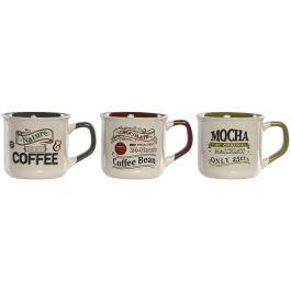 Taza Vintage DKD Home Decor Verde Blanco 7.6 x 6.5 x 10 cm (12 Unidades) Precio: 30.68999956. SKU: B17LE3MA47