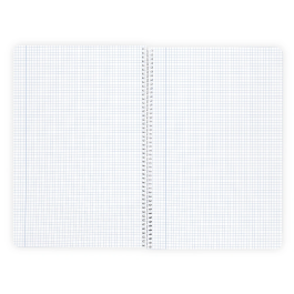 Liderpapel Cuaderno espiral A4 Wonder, 80 hojas, 90gr, cuadro 5mm con margen, tapa plástico, colores surtidos