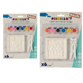 Pincello Cuadro Escayola Para Colorear Surtido de 6, 2x29x22 cm (24 Unidades) Precio: 21.58999975. SKU: B1HT5SHXNM
