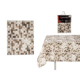Mantel Loneta Antimanchas Kinvara 140x180 cm Cuadros Beige - 70% Algodón, 30% Poliéster (6 Unidades) Precio: 75.99000013. SKU: S3609859