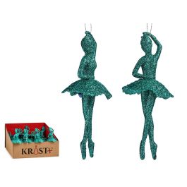 Adorno Arbol Navidad Bailarina Verde Menta Krist+ 6X16CM (48 Unidades) Precio: 74.69000033. SKU: B1A7MD979D