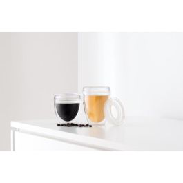 Bodum BOD0699965425944 Juego de 2 Vasos Pavina To Go, Plástico Doble Pared, Tapa Hermética, 20 cl, Transparente