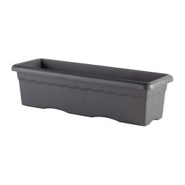 Plastiken Jardinera de Plástico rectangular 60x33x28 cm 33 L Antracita Colección Terra Precio: 27.50000033. SKU: B167HNYHLA