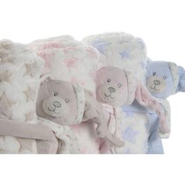 Peluche Manta Baby DKD Home Decor Rosa Azul 80 x 75 x 100 cm Set de 2 (3 Unidades) Peluche Manta Baby DKD Home Decor Rosa Azul 80 x 75 x 100 cm Set de 2 (3 Unidades)