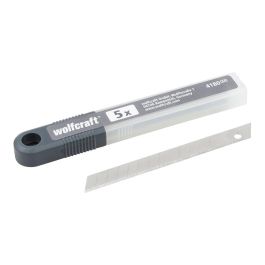 Wolfcraft 4180000 Set 5 cuchillas para cútter 13 segmentos 9 mm x 0.5 mm Precio: 2.50000036. SKU: S7917522