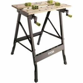 Ryobi RWB01 Banco de trabajo plegable con mesa de bambú, guías graduadas y mordazas, carga máxima 100 kg Precio: 65.59000052. SKU: B1KM3RP4QA