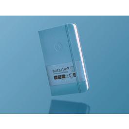 Antartik Cuaderno A6 Tapa Dura Hojas Cuadriculadas Azul Claro 100 Hojas 80gr FSC