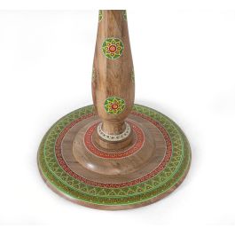 Giner y Colomer Mesa de Comedor Redonda de Madera de Mango Pintada a Mano 76 cm