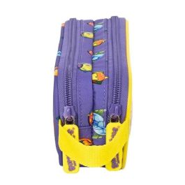 Portatodo Doble SuperThings Guardians of Kazoom Morado Amarillo (21 x 8 x 6 cm)