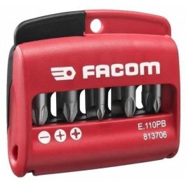 Facom Estuche de Puntas de Atornillar 10 Bits Surtidos Fente, Pozidriv y Phillips con Porta Puntas. Compacto y Resistente a Impactos Precio: 39.49999988. SKU: B14F8N7VK7