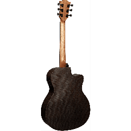 LAG Guitarra Acústica Auditorium Cutway A/E Natural Satinado Electroacústica Folk Zurdos Tapa Sólida Brankowood