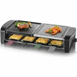 Severin RG9645 Raclette Grill Multifunción 8 personas, 1400W, Negro, Piedra Natural y Placa Antiadherente, Termostato Precio: 64.88999979. SKU: B19284C4LX
