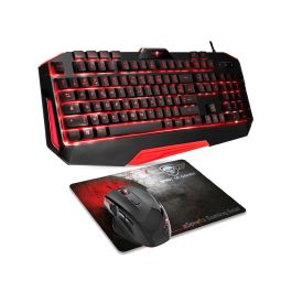 Teclado y Ratón Spirit of Gamer SOG-3IN1-ES Negro Rojo AZERTY Precio: 27.50000033. SKU: B16KRD329X