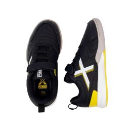 Zapatillas de Fútbol Sala para Niños Munich Rondito Kid Elastic Laces Negro M
