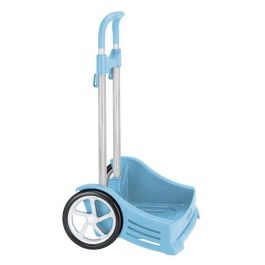Safta Carro Portamochilas Evolution P.298C Trolley Azul Celeste - 2 Años Garantía, Fabricado en España, Ruedas Antivibración