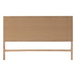 DKD Home Decor Cabecero Cama Boho de Teca y Fibra Natural 165x105x5.5 cm Precio: 371.49999953. SKU: B18ZKBDL3M