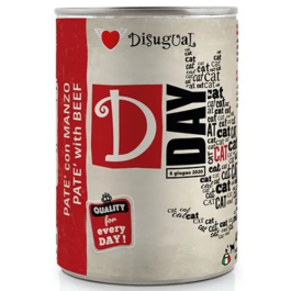Disugual D-Day Cat Pienso para Gatos Sabor Ternera en Lata 6x400 gr Precio: 10.6900002. SKU: B162H7AHKP
