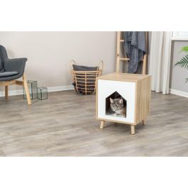 Trixie TRI4057589363121 Refugio Isa Aspecto madera 40x50x40 cm Marrón claro / Blanco
