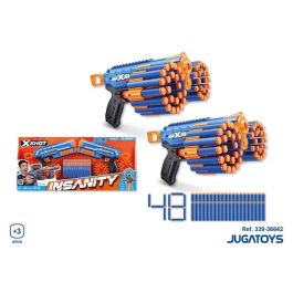 X-Shot Insanity Double Manic Pistola de Juguete con 48 Dardos para +8 Años Precio: 14.69000016. SKU: B1JYV6WKCX