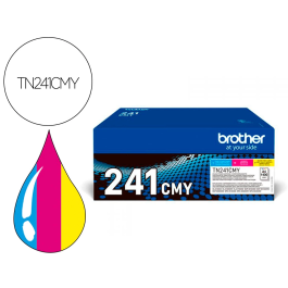 BROTHER pack 3 cartuchos deToner (c/m/y)/TN241CMY Precio: 191.78999972. SKU: S0232903