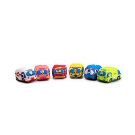 Tachan Tapete de Carreteras con 6 Coches de Tela Vehículos de Emergencia y Ciudad para Niños +12 Meses Lavable