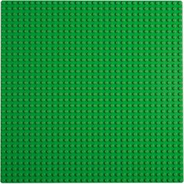 LEGO 11023 Classic Placa Base Verde 32x32 con Montantes para Construir, Ensamblar y Exhibir