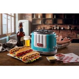 Ariete 206/01 Máquina de Hot Dog Party Time Azul - Diseño Exclusivo, Rápida y Fácil de Usar Ariete 206/01 Máquina de Hot Dog Party Time Azul - Diseño Exclusivo, Rápida y Fácil de Usar