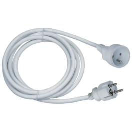 Gao Cable alargador 16A AUC1711016828742 Blanco Robusto y flexible Cable de 3m Precio: 19.99223226. SKU: B14VW7J2GN