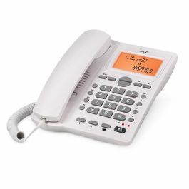 SPC 3612B Teléfono Fijo Office ID 2 con pantalla iluminada, manos libres, 4 memorias y identificador de llamada, blanco Precio: 29.99000004. SKU: B1A5S3DJHM