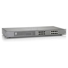 Level One Switch FEP-1612W150 16 Puertos PoE+ Gigabit Ethernet 150W 19" Rackmontable