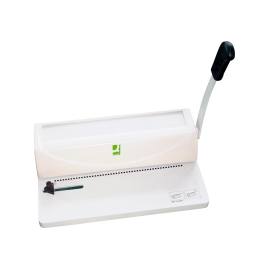 Q-connect Encuadernadora Espiral Perfora 10 Hojas A4, Encuaderna 450 Hojas Paso 5:1