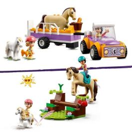 LEGO 42634 Remolque para Caballo y Poni LEGO Friends Juguete de Construcción con Coche, Figuras Liann y Zoya, Animales y Accesorios para Niños de +4 Años