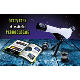 Lisciani Giochi Telescopio Científico + Trípode - Telescopio para Observación de la Naturaleza - LIS8008324110858