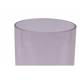 DKD Home Decor Jarrón Urban de Cristal Bicolor 15x32x15 cm