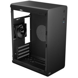 Aerocool CS-110 v1 Caja Mini Tower MicroATX/MiniITX Negra para PC Hogar/Oficina