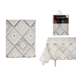 Kinvara Mantel de Loneta Antimanchas 140x180 cm con Diseño de Rombos Azul, 70% Algodón y 30% Poliéster (6 Unidades) Precio: 75.99000013. SKU: B1GDE9XXHH