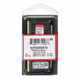 Kingston KCP432SD8/16 Módulo RAM DDR4 16GB 3200MHz CL22 para Portátil Precio: 92.58999981. SKU: S55092376