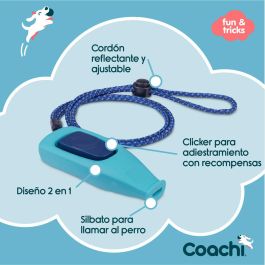 Coachi Whizzclick Azul Claro Botón Azul Oscuro Coachi Whizzclick Azul Claro Botón Azul Oscuro