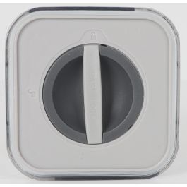 Quttin Tarro Hermético PET 1100 ml, 11,2 cm Ancho x 11,2 cm Largo x 15,5 cm Alto (12 Unidades)