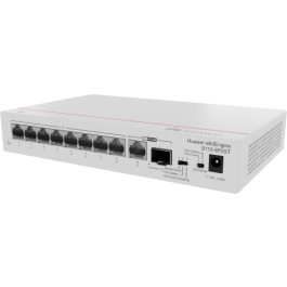Huawei S110-8P2ST Switch 8 Puertos 10/100/1000 BASE-T PoE+, 1GE SFP, Montaje en Rack