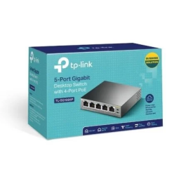 TP-Link TL-SF1005P Switch No Administrado Fast Ethernet 5 Puertos PoE Negro