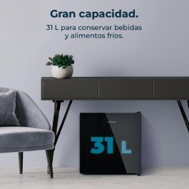 Mini Nevera Cecotec CoolMarket TT 31 gLASS Negro 31 L 47,4 x 44,7 x 49,6 cm