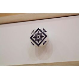 Rei Pomos Redondos para Mueble e244 Ø38mm Madera Acabado Gris Blister 4 Unidades