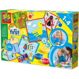 Ses Creative Mi primera obra de arte Kit de pintura de manos y pies para niños Precio: 29.58999945. SKU: S7147975