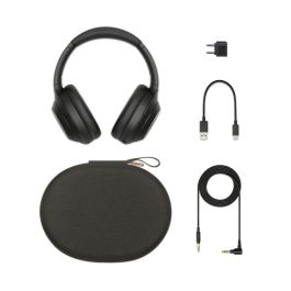 Auriculares con Micrófono Sony WH-1000XM4 Negro Auriculares con Micrófono Sony WH-1000XM4 Negro