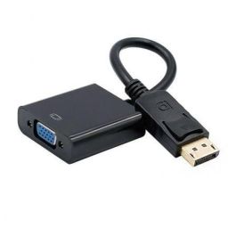 Aisens Conversor Displayport a SVGA DP-M a SVGA-H Negro 15 cm - Resolución 1920x1200@60Hz Plug and Play