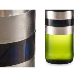 Termómetro para Botella de Vino Kinvara - Acero Inoxidable, 6.5x3.7x6 cm, Negro/Plata (24 Unidades) Termómetro para Botella de Vino Kinvara - Acero Inoxidable, 6.5x3.7x6 cm, Negro/Plata (24 Unidades)