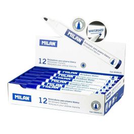 Milan Rotulador Pizarra Blanca Punta Redonda Azul Caja 12 Ud Precio: 6.9900006. SKU: S7908669