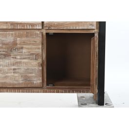 Buffet Alpino DKD Home Decor Natural Negro 40 x 85 x 140 cm