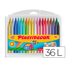 Plastidecor Ceras Kids Colores Surtidos Estuche 36 Ud Precio: 9.5000004. SKU: S8415559